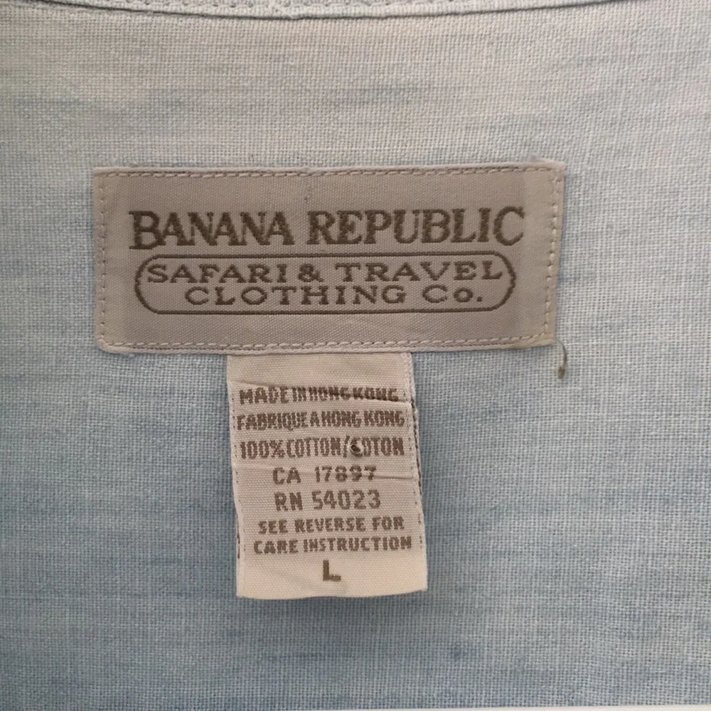 Banana Republic men's vintage Safari butto…